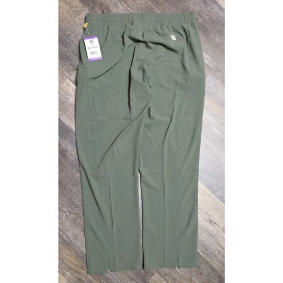 NWT WonderWink Scrubs Womens 1X Tall Olive Green Cargo Pants Drawstring - Picture 5 of 6